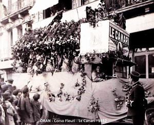 ORAN - CORSO FLEURI - LE CANARI - 1932